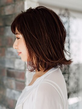 エクファ ヘア リゾート 大津 瀬田店(ex-fa hair resort) 【瀬田◆エクファヘアリゾート】ちょい甘切りっぱなしボブ