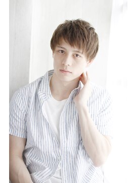 シュシュット(chouchoute) かき上げビジネス七三オールバックコンマヘアツイストパーマ/004