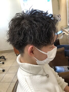 キャンバス バイ ネオリーブ 横浜西口(Canvas by neo.) 横浜★ミディアムメンズにオススメスパイラルツイスト