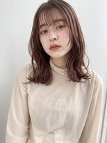 【GARDEN tokyo武田美奈】ピンクベージュ×小顔レイヤー