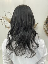 ドロップ&nbsp;バレイヤージュ風カラー×グレージュカラー