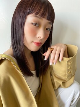 シャルムバイルーチェココ(CHARME by Lu'ce coco) オン眉前髪×【艶々オージュアトリートメント】