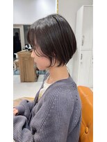 ネイロ 錦糸町(NeiRo)&nbsp;縮毛矯正ミニウルフテラコッタデジタルパーマくすみブルー