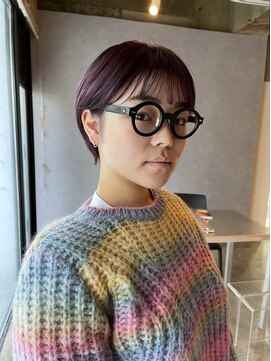 イトシテ お客様スナップ【ピンクパープル×シースルショート】本多身和子