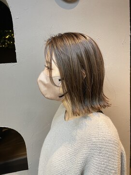 ルコルテイラーオブビューティー 国分寺(LUCOLU Tailors of beauty) ミルクティーベージュ×外ハネボブ☆