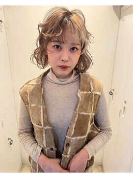 ロティー 天神(loty) 【hono】ふわふわボブのツートンカラー☆