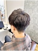 メンズツーブロックショート