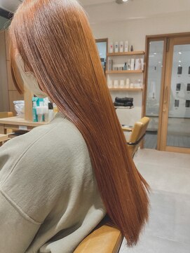 クラップス 上大岡(CLAPS) スーパーロング/オレンジベージュ/髪質改善トリートメント