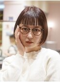 ミニボブ/オン眉ボブ/ボブ/ショートボブ/ぱつっとボブ/梅田/大阪