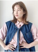 くびれヘア小顔カット外ハネレイヤーボブ大人かわいい《池袋》