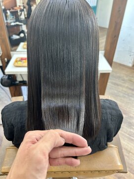 ヘアリゾート リノ(Hair resort Lino) ミネコラトリートメント×5トーンダークブラウン