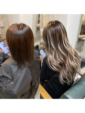 ルフレ 新宿本店1st(Reflet) プルエクステダイヤモンドハイライト