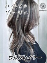 マックスビューティーギンザ(MAXBEAUTY GINZA)　&nbsp;ハイライトグレージュウルフレイヤー☆銀座/東京駅