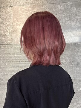 ビーストバイブランカ 刈谷三河安城(BEEst by BLANCA) トレンドウルフボブで大人可愛い×ピンクベージュ