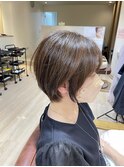 20代30代大人可愛い★小顔ボブ丸みショートウルフカット