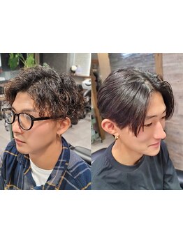 メンズスタイルに特化した【Loisirs】フェードカット、ツイストパーマ◎キメすぎないかっこいいを常識に。