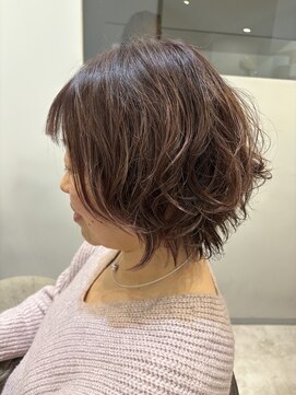 アナザーワールドココン(ANOTHER WORLD cocon) ショート☆ゆるふわ☆ブリーチメッシュ☆グラデーションカラー