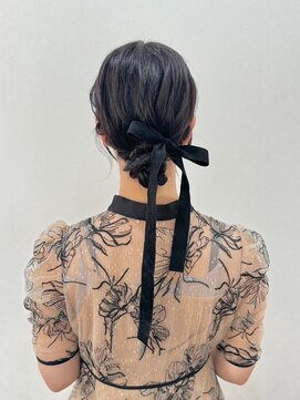 リム(Limb) シニヨンアレンジ お呼ばれヘア