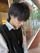 インク サカエ(inq sakae) ミルクティーベージュ/メンズ韓国ヘア/ブリーチカラー/ショート