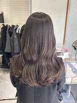 ネオリーブウリ 二子玉川店(Neolive uri)&nbsp;大人ガーリーダークアッシュ似合わせカットミディアムレイヤー