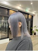 シルバーカラー10代20代ハイトーンカラーミディアムハイトーン