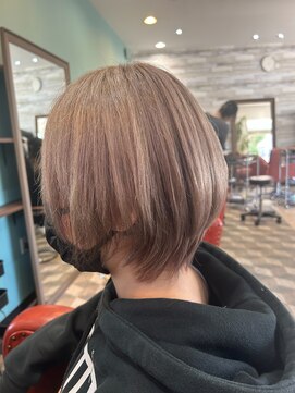 シェリー(Cherie) 全頭ブリーチ ミルクティーベージュ