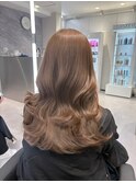 ブリーチなしでできるハニーベージュ♪10代20代30代