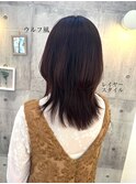 ウルフ風レイヤースタイル
