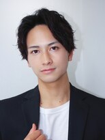 ツーダブル 大阪梅田(WW..)&nbsp;ツイストスパイラルパーマ波巻きスパイラル刈り上げマッシュ