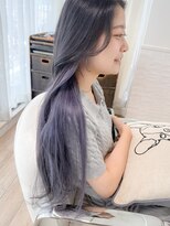 ネオリーブ チロル 横浜西口店(Neolive CiroL.)&nbsp;シアーパープル/写真映えするインナーカラー/艶髪【横浜】k