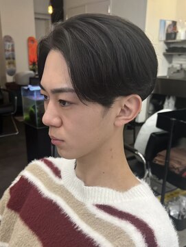 グッドタイムエフティフィフス 横浜西口(GoodTimes ft.fifth) 横浜ニュアンスパーマ毛流れセンターパートフェザーパーマ40代◆