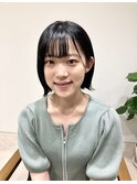 ☆切りっぱなしボブ☆外はねボブ