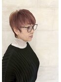 ピンク系ショートスタイル