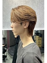 メンズサロン スライバイリアオオサカ(Sly By Ria OSAKA)&nbsp;～毛流れセンターパートウルフ～【大阪】【梅田】