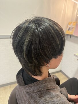 オッジ ヘアー 深谷店(Oggi Hair) ハイライト × マッシュウルフ 1月