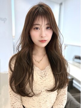 エアー 青山(AIR) 美髪レイヤーカット/顔まわりレイヤー/ストレートロングレイヤー