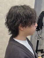 アビー(ABEY)&nbsp;マッシュウルフ/センターパート/シャドウパーマ