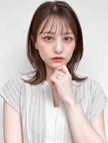 リヤン 表参道(lyann)&nbsp;ピンクベージュ美髪ナチュラルカール薄めバングサイドバング