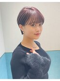 ハンサムショート/丸みショートボブ/20代30代40代50代/顔周り