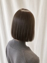 ココカラヘアー ニコ(cococara hair nico) レイヤーボブ/ミルクティーベージュ/オリーブ