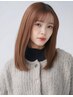 ・縮毛矯正＋カット＋Tr ￥12000 (新宿)
