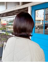 アズグロウ エクラ(AS GROW 'eclat) ダークアッシュ落ち着きカラーの上質ボブ