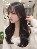 エラン トウキョウ 学芸大学店(elan tokyo)&nbsp;透明感シアーモカグレージュレイヤーカット/顔まわりカット