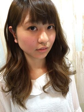 ワイズホーム(Y's home) ナチュラルバングXゆるふわパーマ