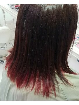 ホワイトスペース(whitespace) 【インナーカラー】ピンクパープル