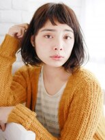 ヘアメイク ナル(hair make nalu)&nbsp;ショートバングのゆるカールスタイル