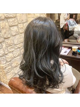 シャル オカチマチ 上野御徒町(shalu) イルミナカラー×デジタルパーマ×トリートメント【上野御徒町】