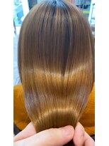 ジーナ 西荻窪(Zina)&nbsp;小顔セミウェットウェーブピンクベージュハイライトカラー