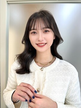 アフロートリノ(AFLOAT Leino) 大人かわいい韓国くびれヘアスタイル 顔まわりフェイスレイヤー
