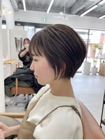 ティエル(TieLu)&nbsp;都内大人気スタイル×丸みショート×外国人風